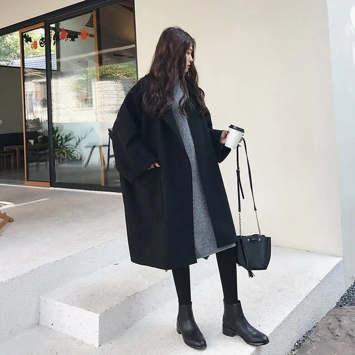 Wool trench coat