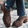 Suede men's shoe