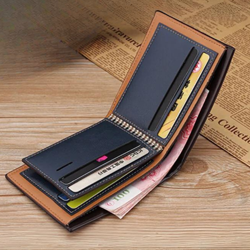 Ashton - Elegant wooden wallet with groove detail