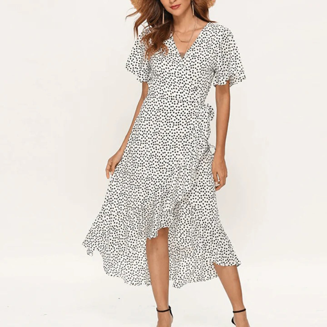 Stylish summer wrap dress