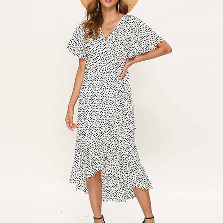 Stylish summer wrap dress