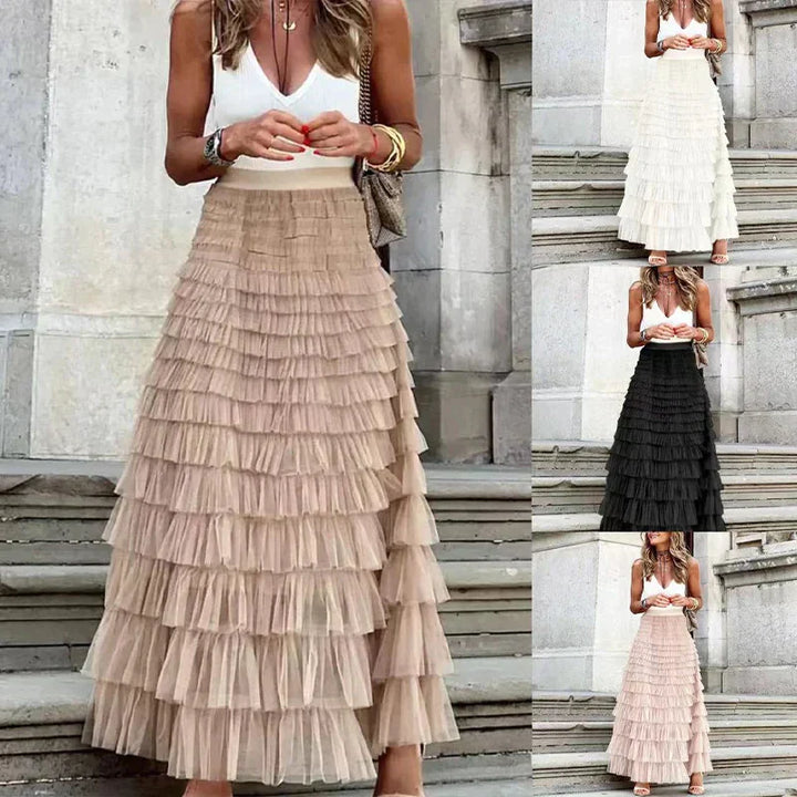 Elegant layered skirt