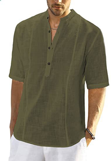 Comfortable casual shirts made of linen