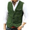 Men's suit cashmere single-breasted waistcoat