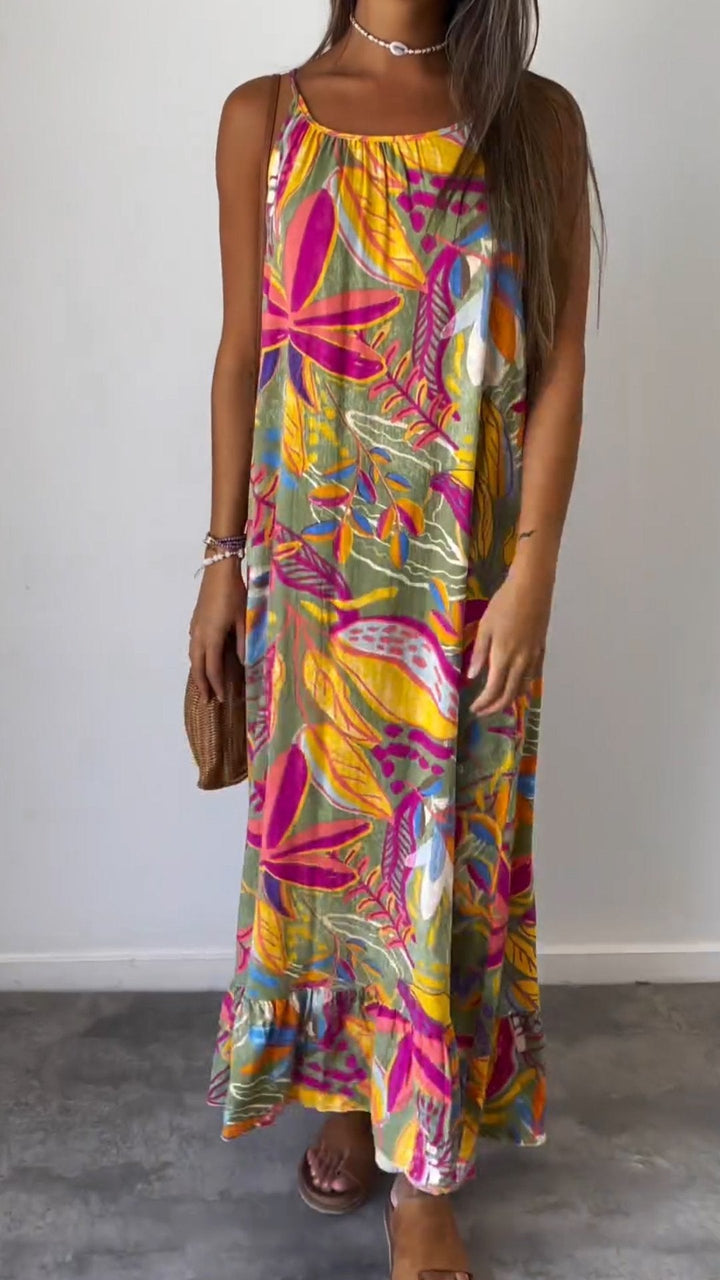 Comfy Printed long dress