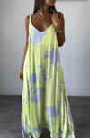 Elegant Printed slip dress