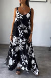 Elegant Printed slip dress