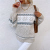 Knitted winter jumper