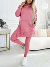 Elegant hoodie and legging set